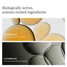 Détails des ingrédients des chews HumanN Vitamine D3 + K2