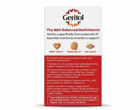 Détails des ingrédients des comprimés Geritol