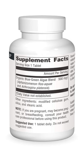 Détails des ingrédients des comprimés Source Naturals