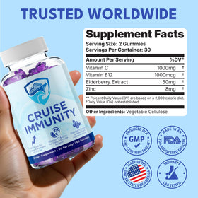 Détails des ingrédients des gummies CRUISE daily wellness