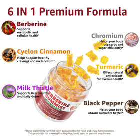 Détails des ingrédients des Gummies de Berbérine Nextdia
