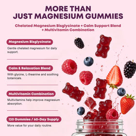 Détails des ingrédients des gummies de magnésium LUCNVEM