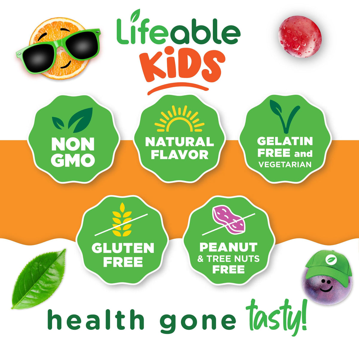 Détails des ingrédients des gummies de vitamine D3 Lifeable