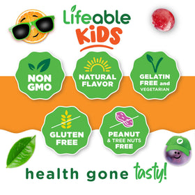 Détails des ingrédients des gummies de vitamine D3 Lifeable