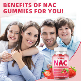 Détails des ingrédients des gummies NAC Mchokuu