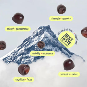 Détails des ingrédients des gummies SUNMED, format de 132g