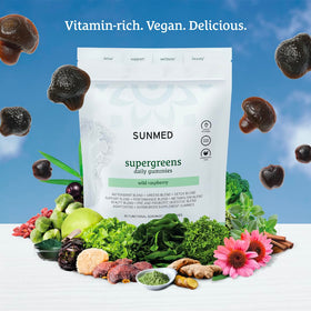 Détails des ingrédients des gummies Supergreens SUNMED
