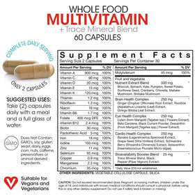 Détails des ingrédients des Multivitamines Silver Fern
