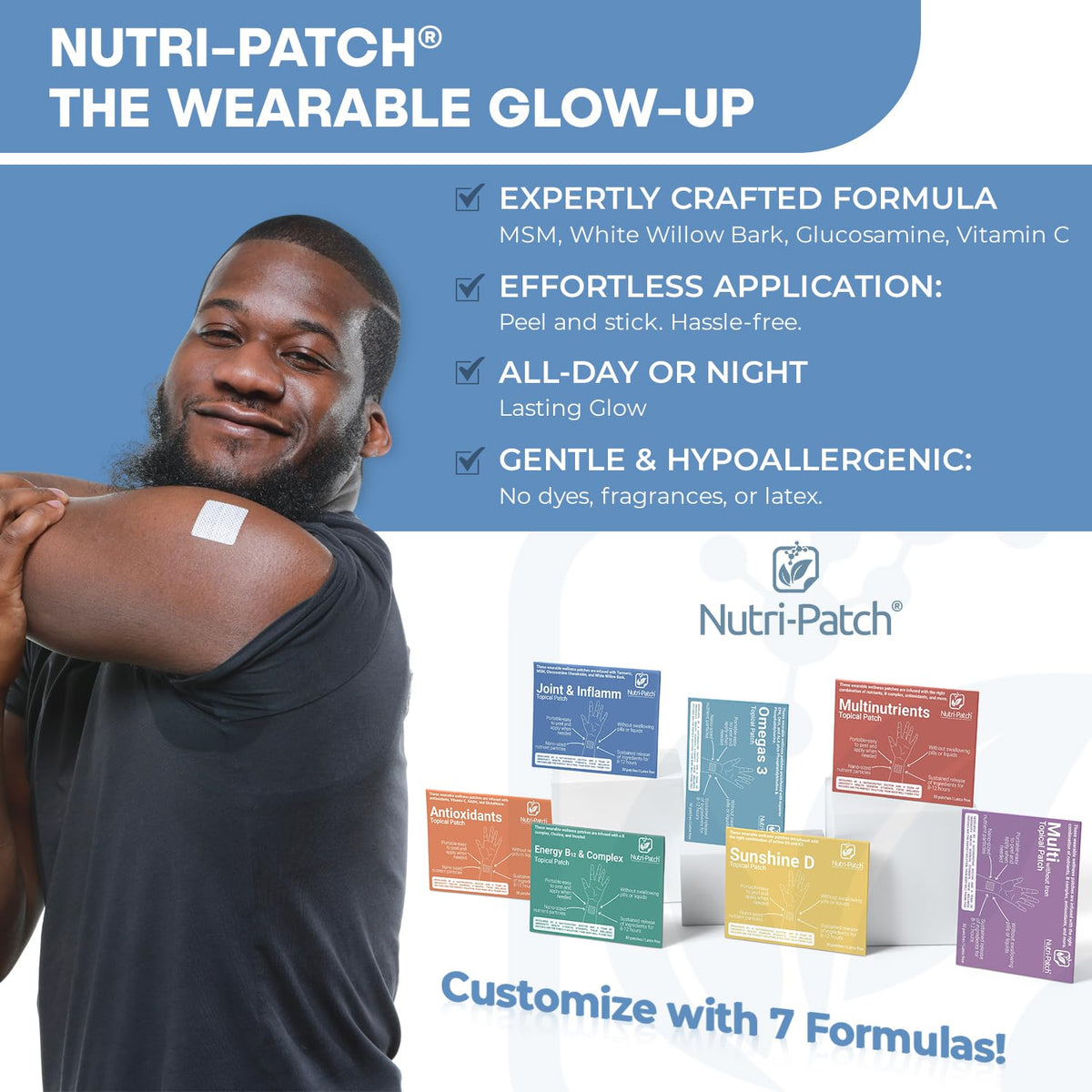 Détails des ingrédients des patches NUTRI-PATCH Inflam
