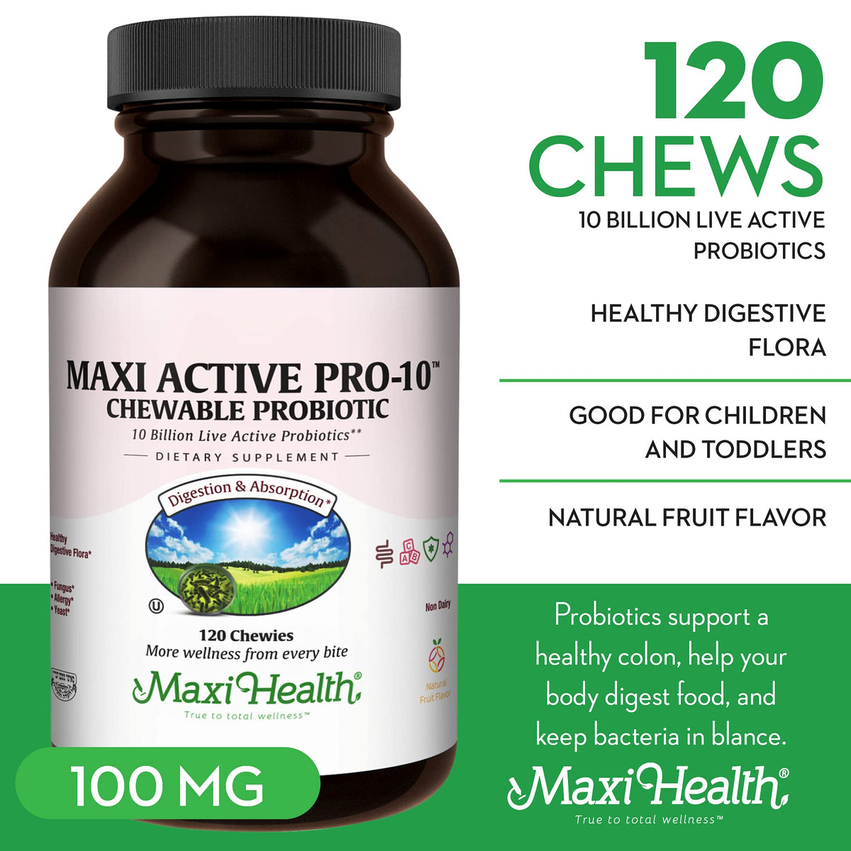 Détails des ingrédients des Probiotiques pour Enfants Maxi Health