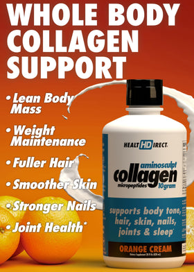 Détails des ingrédients du collagène liquide HEALTH DIRECT AminoSculpt
