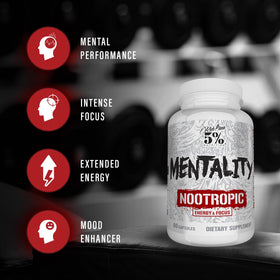 Détails des ingrédients du complément 5% Nutrition Mentality