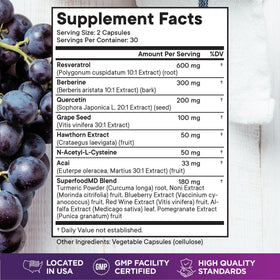 Détails des ingrédients du Complément Noni Superfood MD