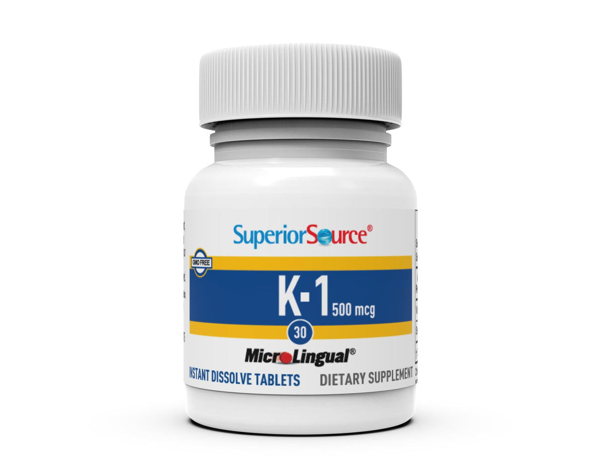 Détails des ingrédients du complément Vitamine K1