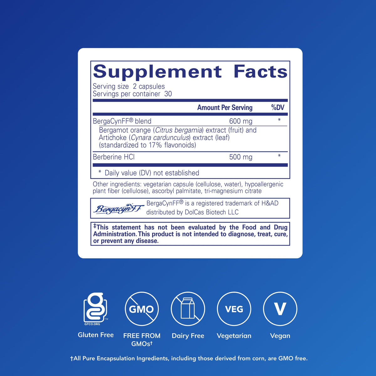 Détails des ingrédients du Complexe de Soutien Lipidique Pure Encapsulations