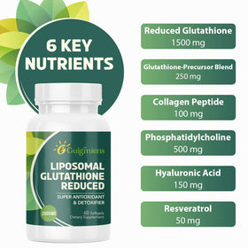 Détails des ingrédients du Glutathione Liposomal Guigmiens