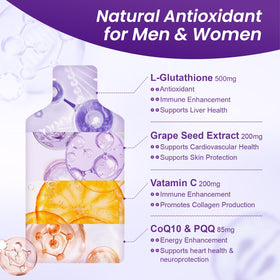 Détails des ingrédients du Liposomal Glutathione de MEGNETA