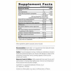 Détails des ingrédients du Lipotropic Complex d'Integrative Therapeutics