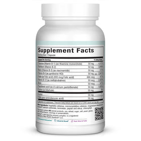 Détails des ingrédients du Maxi Health Complexe de Vitamines B