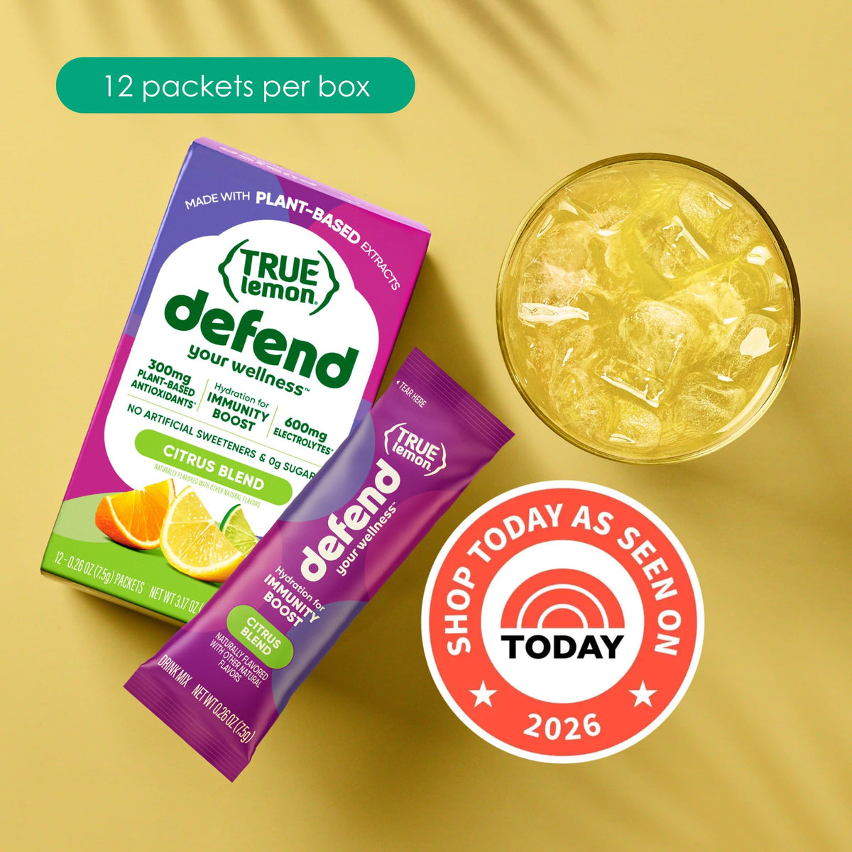 Détails des ingrédients du mélange agrumes de True Lemon