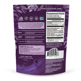 Détails des ingrédients du Mélange de Champignons Bio Calm et daily wellness Laird Superfood