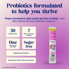 Détails des ingrédients du mélange probiotique Enzymedica