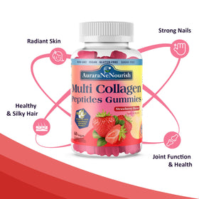 Détails des ingrédients Gummies collagène AuraraNeNourish