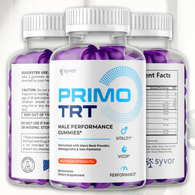 Détails des ingrédients naturels des Primo TRT Gummies