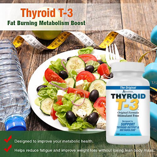 Détails des ingrédients sur l'emballage de Thyroid T-3