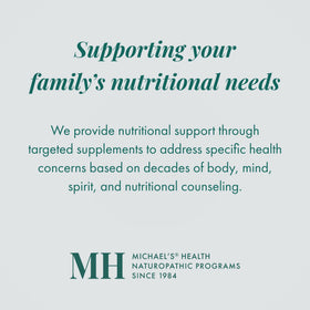 Détails des ingrédients sur l'emballage des gélules MICHAEL'S