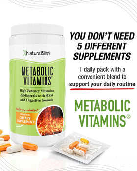 Détails des ingrédients sur la boîte de NaturalSlim