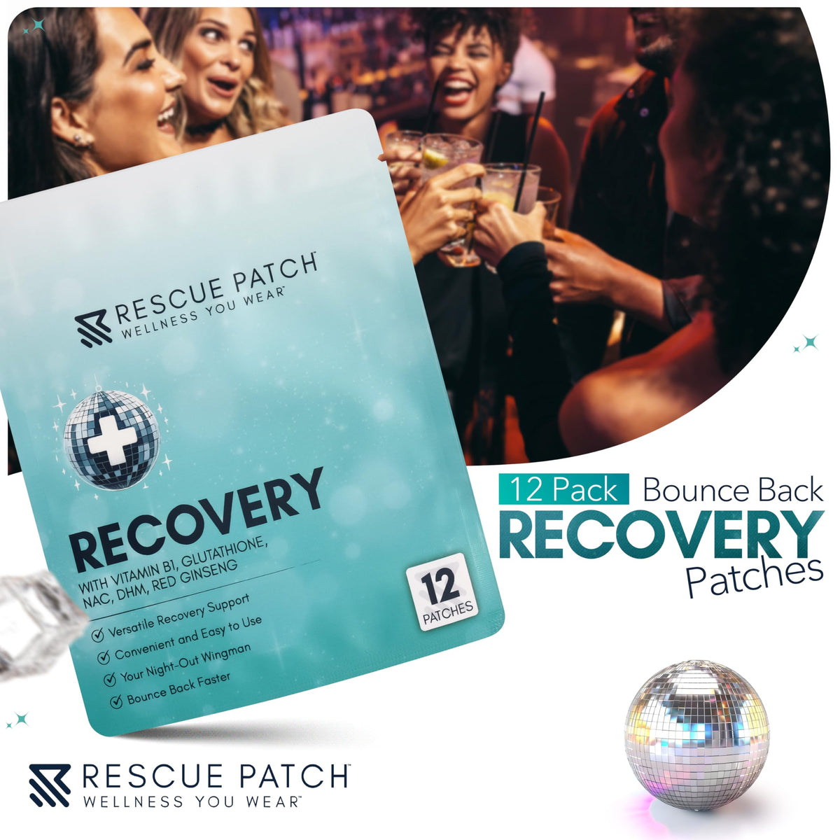 Détails des ingrédients sur le patch Rescue Patch