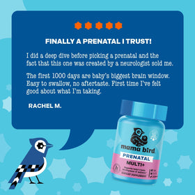 Détails des nutriments dans les Multivitamines Prénatales Mama Bird