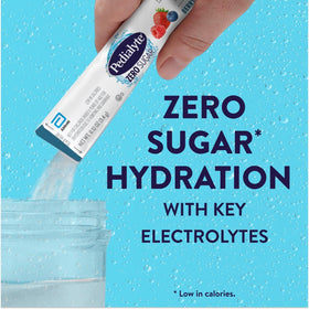 Détails des sachets Pedialyte avec électrolytes clés