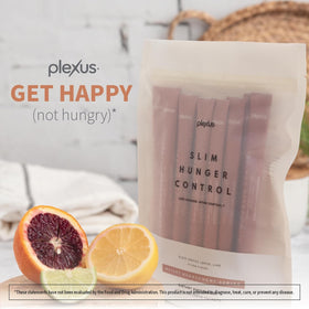 Détails des sachets Plexus Slim Hunger Control.
