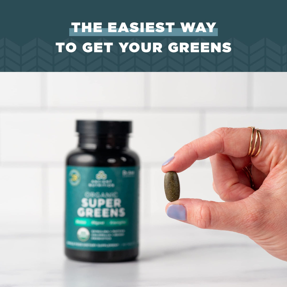 Détails des super-aliments dans les capsules Super Greens