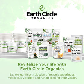 Détails des tablettes de chlorella bio Earth Circle Organics