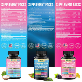 Détails du Collagen Complex de Parrox avec ingrédients clés