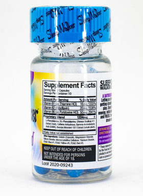 Détails du complément alimentaire Sleep Walker avec 20 pilules par pack