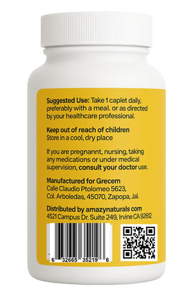 Détails du comprimé Curcuyin Curcuma 850mg