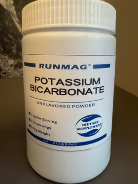 Détails du contenant de bicarbonate de potassium RUNMAG