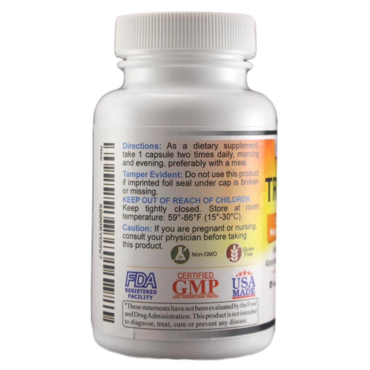 Détails du flacon d'Intrinsic Factor avec Acide Folique et Vitamine B-12