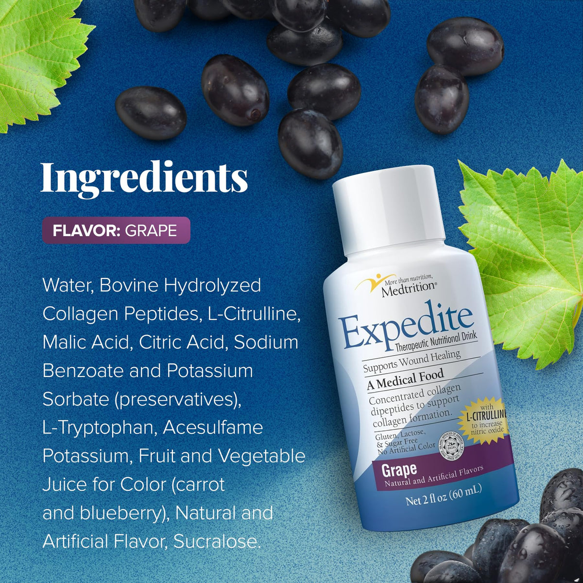 Détails du flacon de collagène liquide Medtrition