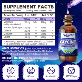 Détails du flacon de HOLLEGEND Glycine Liquide 3g