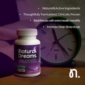 Détails du flacon de melatonine 1mg Univera avec étiquette