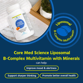 Détails du flacon de Multivitamine B-Complex Liposomal Core Med Science