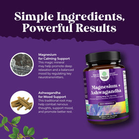 Détails du flacon de Natures Craft Magnésium Glycinate 500 mg