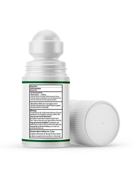 Détails du flacon de Roll-On AnuMed avec applicateur roll-on