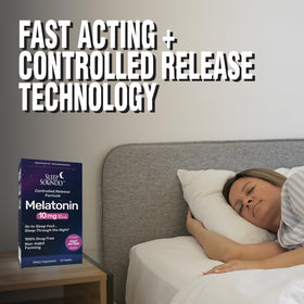 Détails du flacon de Sleep Soundly Melatonine 10mg