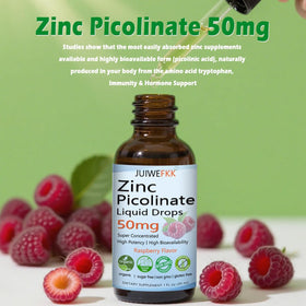 Détails du flacon de Zinc Picolinate 50mg liquide JUIWEFKK